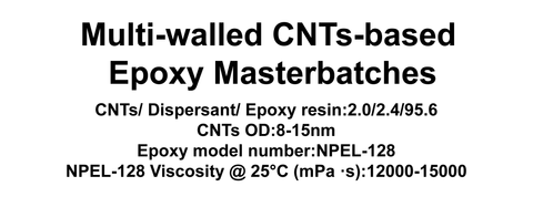 Multi-walled CNTs-based Epoxy Masterbatches