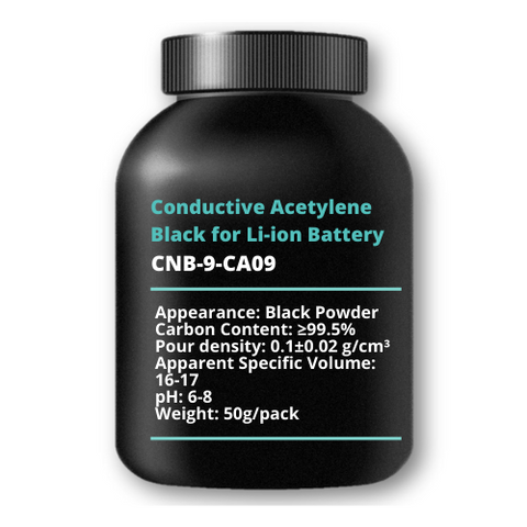 Conductive Acetylene Black for Li-ion Battery, 50g/pack
