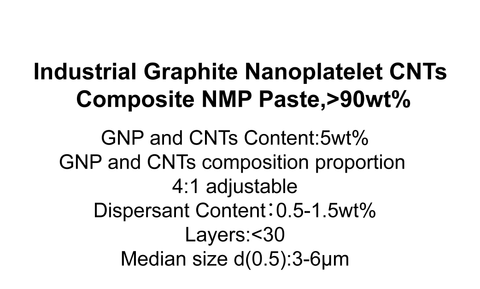 Industrial Graphite Nanoplatelet CNTs Composite NMP Paste