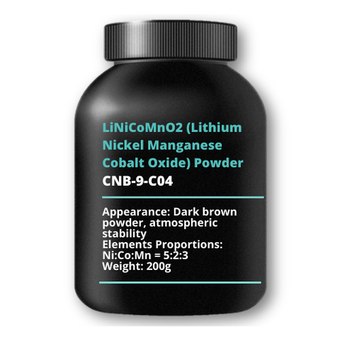 LiNiCoMnO2 (Lithium Nickel Manganese Cobalt Oxide) powder, Ni:Co:Mn=5:2:3, 200g