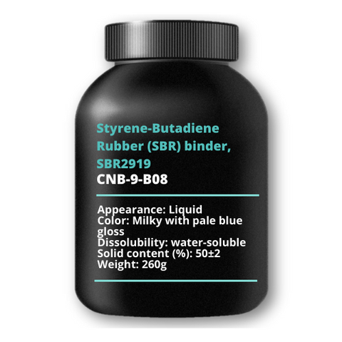 Styrene-Butadiene Rubber (SBR) binder, SBR2919, 260g
