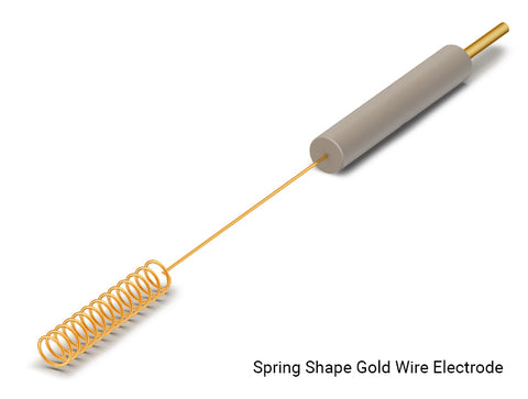 Gold Wire Spring-Shape Counter Electrode