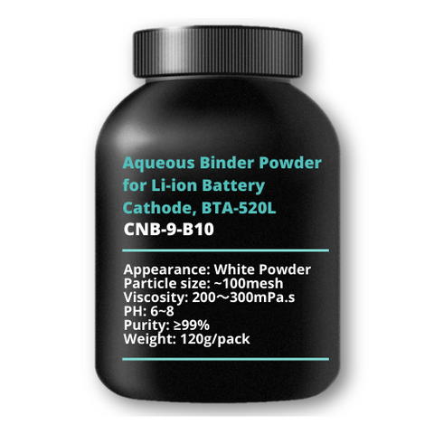 Aqueous Binder Powder for Li-ion Battery Cathode, BTA-520L, 120g/pack