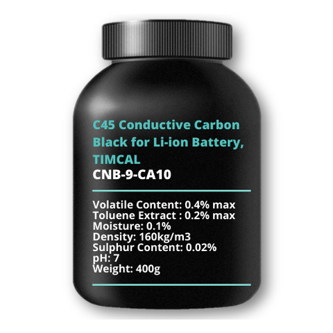 C45 Conductive Carbon Black for Li-ion Battery, TIMCAL, 400g