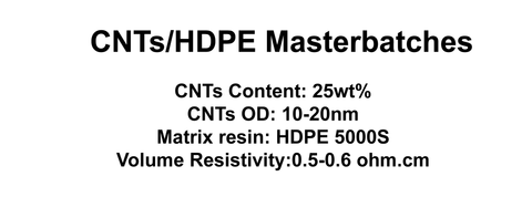 CNTs/HDPE Masterbatches