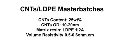 CNTs/LDPE Masterbatches