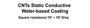 CNTs Static Conductive/Conductive Water-based Coating