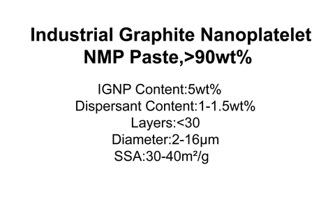 Industrial Graphite Nanoplatelet NMP Paste