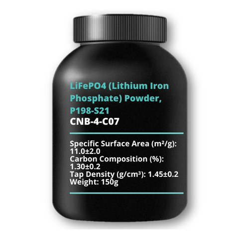 LiFePO4 (Lithium iron phosphate) powder, P198-S21,150g