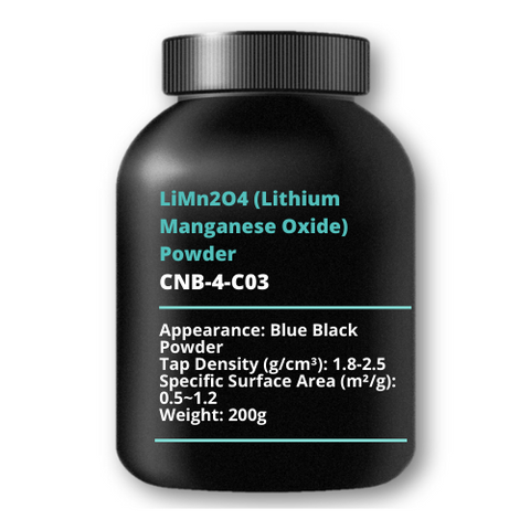 LiMn2O4 (Lithium Manganese Oxide) Powder, 200g