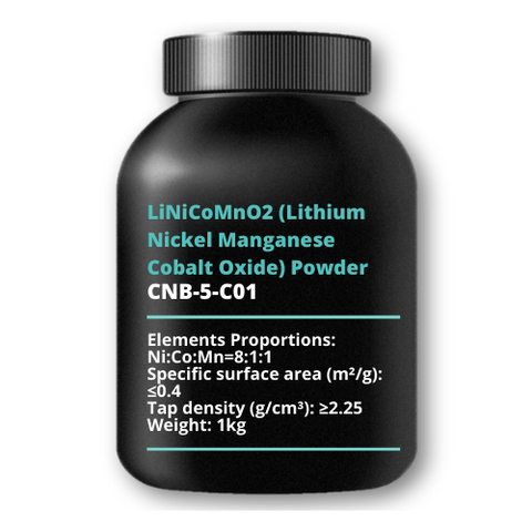 LiNiCoMnO2 (Lithium Nickel Manganese Cobalt Oxide) powder, Ni:Co:Mn=8:1:1, JSLK-8, 1kg