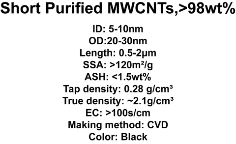 Short Purified MWCNTs (TNSM5)